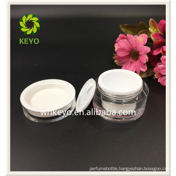 30g best selling clear empty cosmetic plastic jar